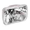 Head Light Square 7" (Diamond Look) Plastic Lens