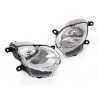 TYC Fits Fiat 500 500C 2008~2015 | Lower Headlights Head Lights Front Lamps (High Beam & DRL) | Pair of LH LHS Left Hand + RH RHS Right Hand