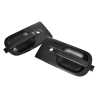 FRONT Pair LH+RH OUTER Door Handle Matte Black For Hyundai ILoad / IMax 08~On
