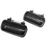 Door Handle Outer   Rear (Texture Base, Gloss Black Lever) (SET LH+RH)