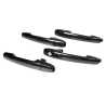 Door Handle Outer (Smooth Black) (Type A - 1 Key Hole) (SET 4)