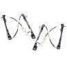 Ozeparts Fits Ford Focus LR Sedan 2002~2005 | FRONT Electric Power Window Regulators (No Motor) | Pair of LH LHS Left Hand + RH RHS Right Hand