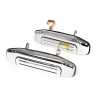 Door Handle Outer (Chrome)  Rear (Clip Type) (SET  LH+RH)