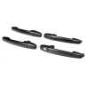 Door Handle Outer (Texture Black) (Type A - 1 Key Hole) Set 4 Pcs (SET 4)