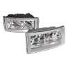 Set Pair LH+RH Head Light Front Lamp For Iveco Daily Gen 3 2000~2006 Van Tray