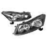 DEPO Fits Honda Accord 8th Gen CP Series 1 & 2 2008~2013 | Headlights Head Lights Front Lamps (Halogen) | Pair of LH Left + RH Right
