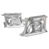 Pair LH+RH Head Light Front Lamp For Toyota Landcruiser Prado J95 1996~1999