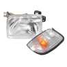 DEPO Fits Nissan Navara Ute D22 Series 1997~2000 | Headlight Head Light Front Lamp + Corner Light Indicator Parker Lamp | LH Left Hand (Passenger)