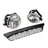 Bar Grille Lower Mesh + Fog Lamp Set (3 Pcs)