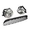 Bar Grille Lower Mesh + Fog Lamp Set (3 Pcs)