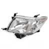 LH Left Hand Head Light Lamp Chrome For Toyota Hilux 2011~2015 2WD 4WD Ute