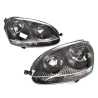 Head Light AM Halogen (Black) GTI Only (Set LH+RH)