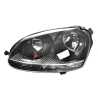 VW VolksWagen Golf Mk5 / Jetta 06~09 LH Left Hand Head Light Front Lamp Black