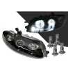 Head Light AM Performance (Black Projector with Halo Ring) + LED Globes (SET LH+RH)
