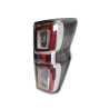 Tail Light AM (With LED) Satin Silver Rim