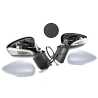 TYC Fits Ford Fiesta WS WT 2008~2013 | Electric Power Door Mirrors & Light (8 pins With Heat & Auto Fold) | Pair of LH Left Hand + RH Right Hand