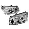 Head Light AM (4 Cyl Chrome) - Manual Adjuster (Set LH+RH)