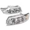 Set Pair LH+RH Head Light Lamp Halogen Chrome For Holden Commodore VZ 2004~2007