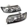 Set Pair LH+RH Head Light Lamp Halogen Black For Holden Commodore VZ SV6 04~07