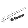 Tonneau Bar Rods + Holders (SET of 6)
