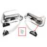 Door Mirror Trapezoid Head (Chrome)