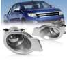 Ozeparts Fits Ford Ranger PX 2011~2015 Ute | Full Complete Kit Foglights Fog Lights Spot Driving Lamps & Wirings Switch With Silver Covers | 1 SET