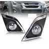 Full Set Fog Light Spot Driving Lamp KIT (Chrome) For Isuzu DMax D Max 2016~2020