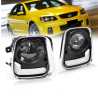 Fog Lamp + Cover With (Chrome Rim) SS SV6 SSV (Set 4 Pcs)