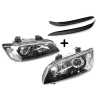 Head Light AM (Black) - With Projector + Eye Lids (Black) (SET 4)