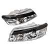 Head Light AM (Projector Chrome) Berlina + Eye Lids (Black) (SET 4)