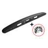 Tailgate Handle Garnish (Matte Black) Ti / Ti-L (With Oval Hole) + 5 x Clips