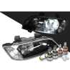 Head Light AM (Black) - Non Projector + LED Globes (SET LH+RH)
