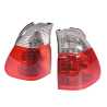 DEPO Fits BMW X5 E53 Series 2 2003~2007 SUV | Taillights Tail Lights Rear Lamps (Clear Indicator) | Pair of LH Left (Passenger) + RH Right (Driver)