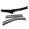 Bonnet Protector + Door Window Visor (Black)