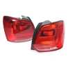 Set Pair LH+RH Tail Light Rear Lamp (Non Tinted) For VW Volkswagen Polo 6R 14~17