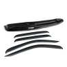 Ozeparts Fits Nissan Navara D40 VSK (Spanish) 2008~2014 | Bonnet Protector Hood Deflector Guard + Weathershield Sun Window Door Visors (Black)
