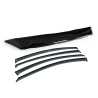 Bonnet Protector + Door Window Visor (Black) - 4 Door Sedan Only