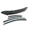 Bonnet Protector + Door Window Visor (Black)