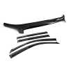 Bonnet Protector + Door Window Visor (Black)