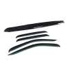 Bonnet Protector + Door Window Visor (Black)