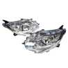Pair LH+RH Head Light Lamp Xenon (Blue Chrome) For Mitsubishi Triton MQ 15~18