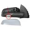 Door Mirror Assembly Electric (Primed Grey) - 5 Pin With Puddle Light