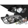 Head Light AM (Black) - With Projector + LED Globes (SET LH+RH)