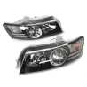 Head Light AM (Black) - With Projector (SET LH+RH)