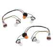 Tail Light Wirings Harness Sockets & Globes (SET LH+RH)
