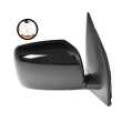 Door Mirror AM Electric (3 Pin) (Black)