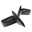 Door Mirror Assembly Electric (Black) (SET LH+RH)