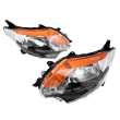 Head Light AM - Halogen (Black Lower Bezel) - Ozeparts (SET LH+RH)