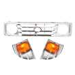 Grille + Corner Lamp AM (Full Chrome) (SET of 3)