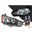 Head Lamp AM + LED Globes (SET LH+RH)